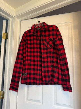 Vermont Flannel Co Lightweight Fitted Flannel Shirt Size XL